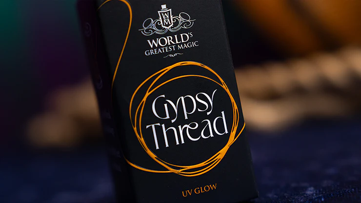WGM UV GLOW GYPSY THREAD ORANGE REFILL SPOOL by Murphy's Magic - Trick - Image 2