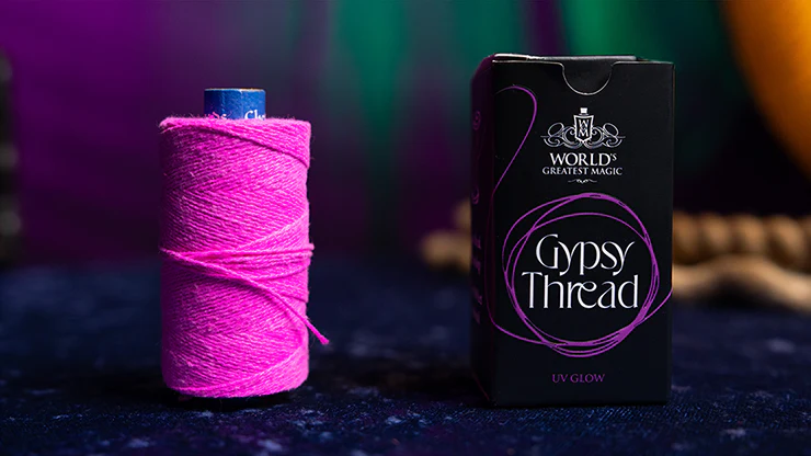 WGM UV GLOW GYPSY THREAD PINK REFILL SPOOL by Murphy's Magic  - Trick