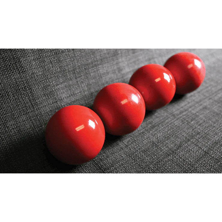 Wooden Billiard Balls (1.75" Red) by Classic Collections - Trick - Image 3
