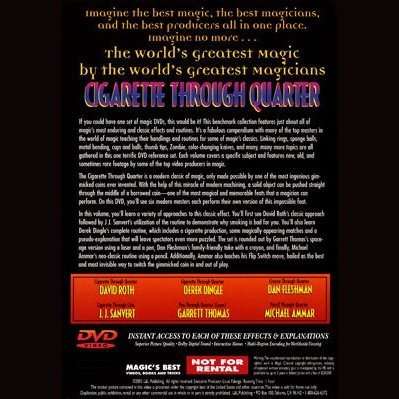 World's Greatest Magic: Cigarette Through Quarter - DVD - Image 2