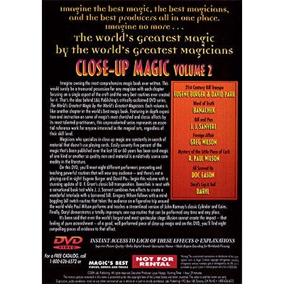World's Greatest Magic: Close Up Magic #2  - DVD - Image 2