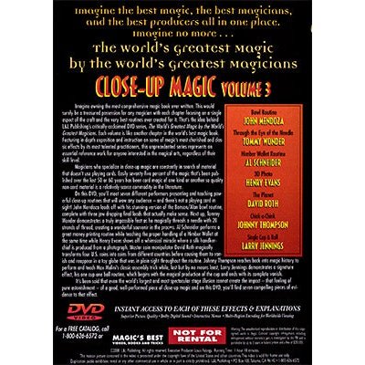 World's Greatest Magic: Close Up Magic #3 - DVD - Image 2