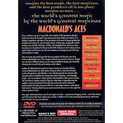 World's Greatest Magic: MacDonald's Aces  - DVD - Image 2