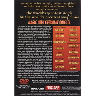 World's Greatest Magic: Magic With Everyday Objects - DVD - Image 2