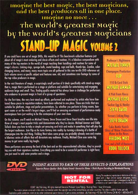 World's Greatest Magic: Stand-Up Magic  Volume 2 - DVD - Image 2